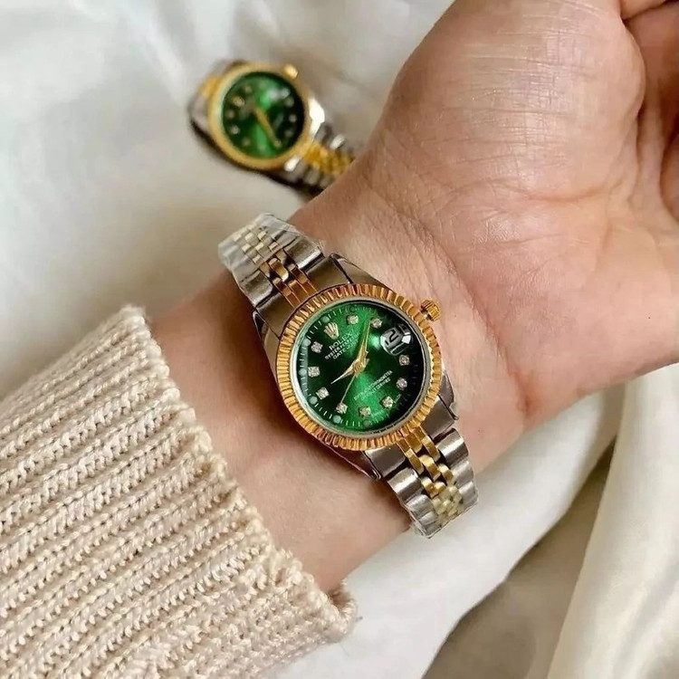 ساعت مچی مردانه رولکس صفحه سبز