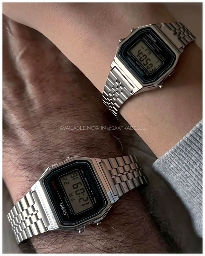 ساعت مچی طرح کاسیو مدل CASIO-A159WA-N1D- کیفیت معمولی