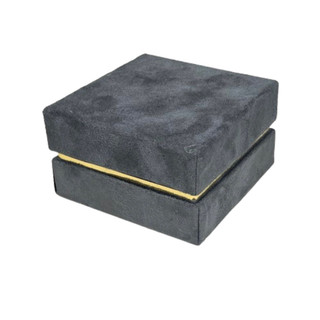 جعبه روکش مخمل رنگ طوسی
